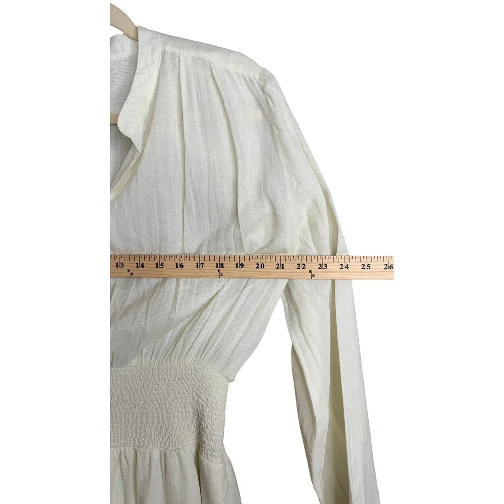 rag & bone White Long-Sleeve Mini Dress